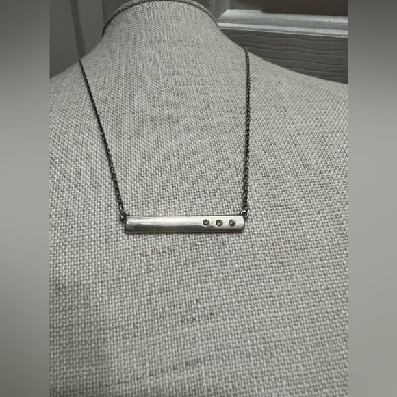 Brighton London Groove Mini Reversible Bar Necklace. - Picture 1 of 4